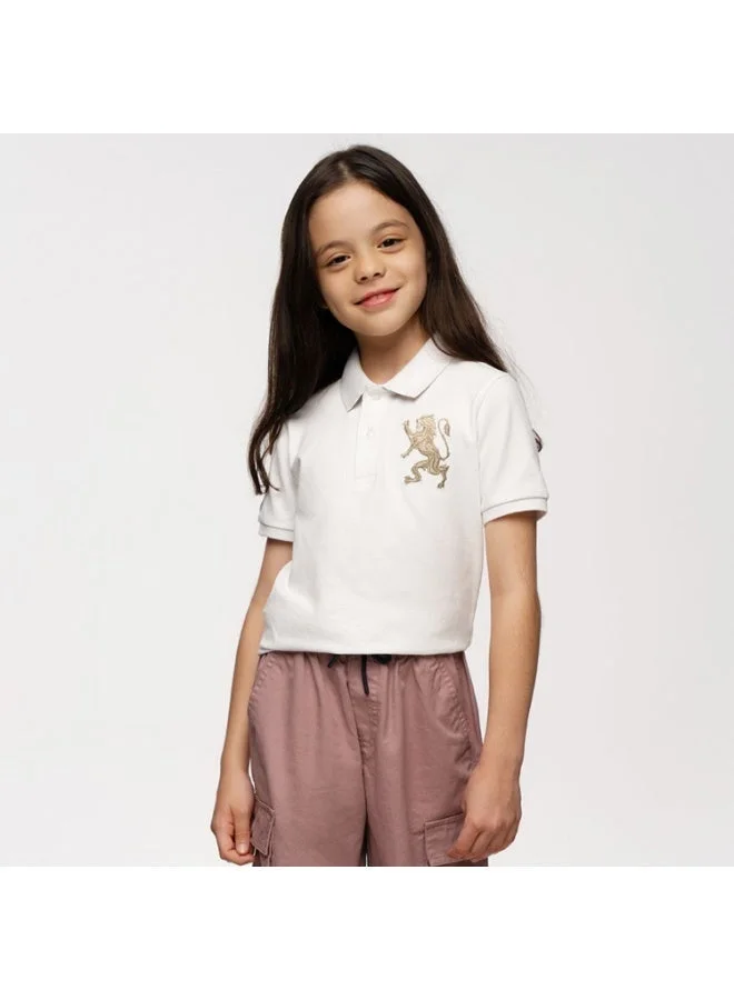 جيوردانو بولو أسد للأطفال بتطريز ثلاثي الأبعاد وراحة البيكيه وأناقة كلاسيكية